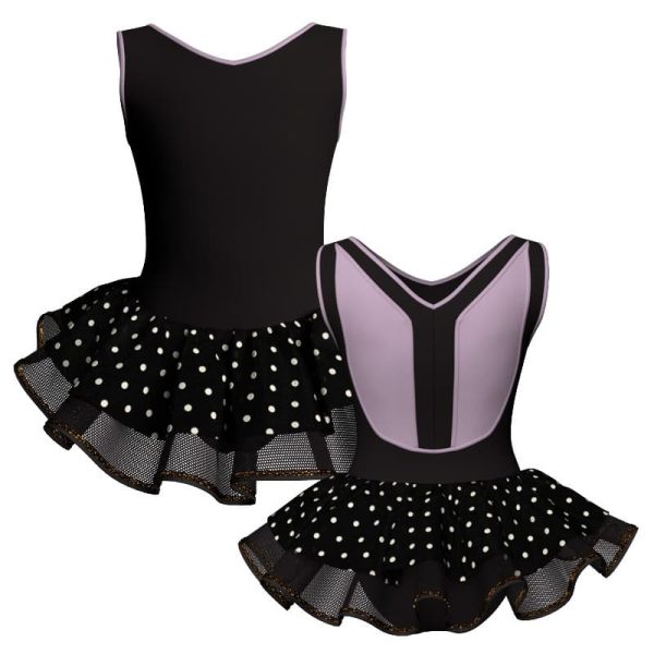 tutu danza senza maniche con inserto sk1001lcs206