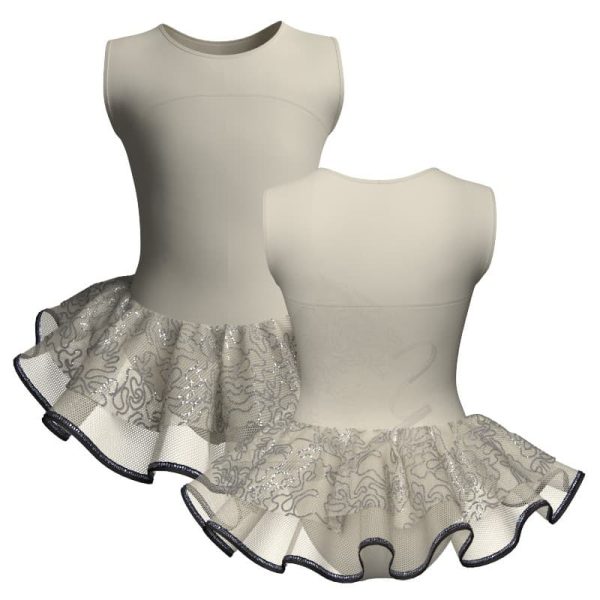 tutu danza senza maniche con inserto sk1001lcs21966