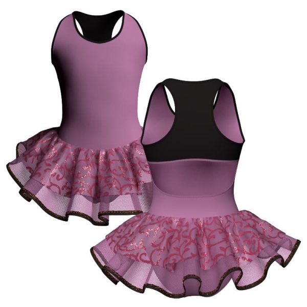 tutu danza senza maniche con inserto sk1001lcs23711