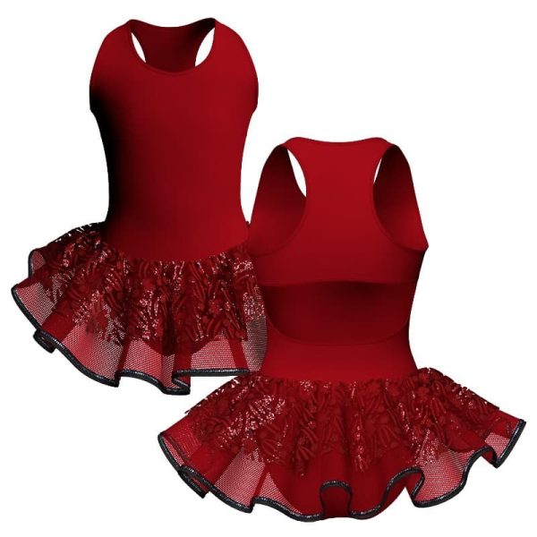 tutu danza senza maniche con inserto sk1001lcs23755