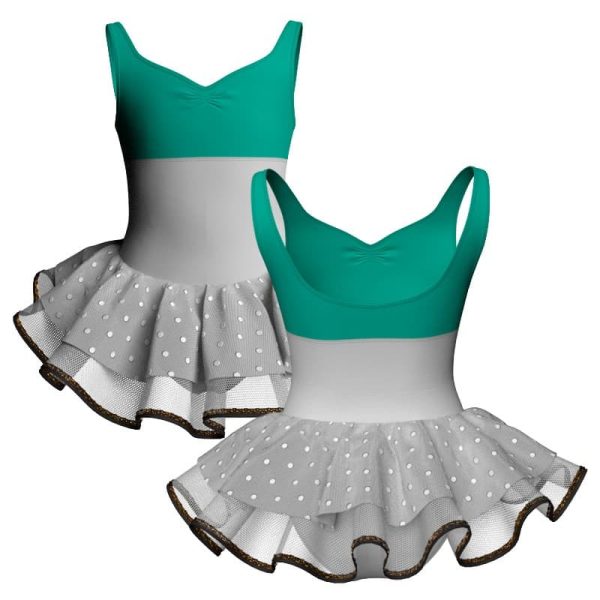 tutu danza senza maniche con inserto sk1001lcs2393331