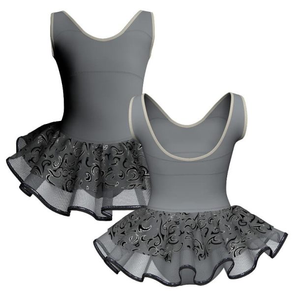 tutu danza senza maniche con inserto sk1001lcs3013098