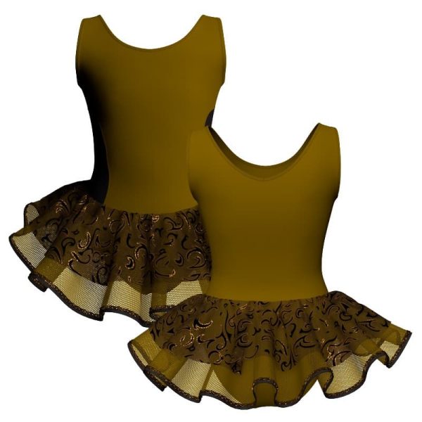 tutu danza senza maniche con inserto sk1001lcs41533