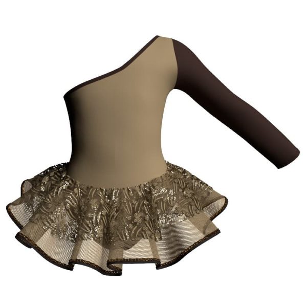 tutu danza senza maniche con inserto sk1001lcs999t55