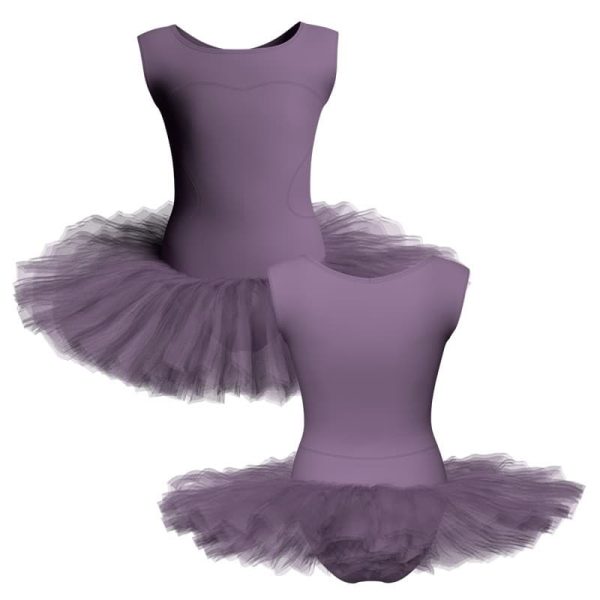 tutu danza senza maniche con inserto tuq1001ss1111