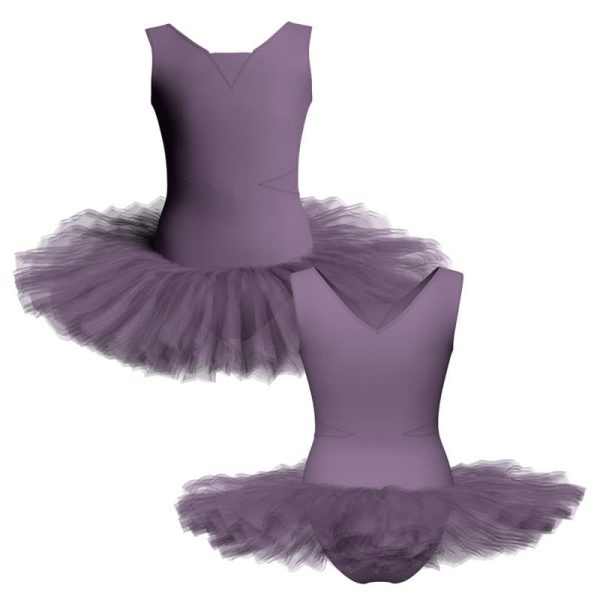 tutu danza senza maniche con inserto tuq115sst11