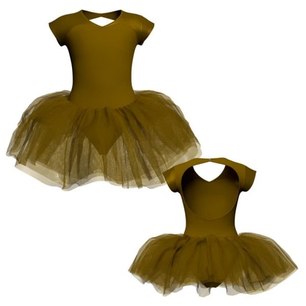 tutu maniche aletta con inserto in lurex tul126ss12