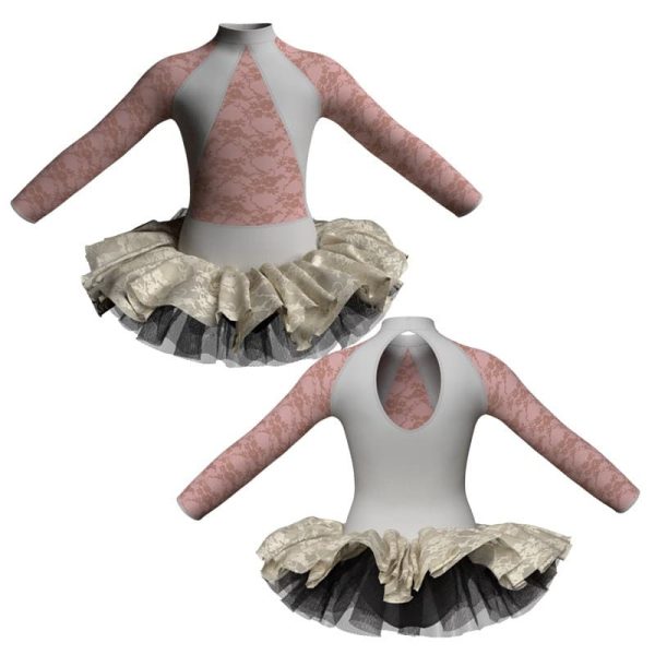 tutu maniche lunghe con inserto belen pro tuh119