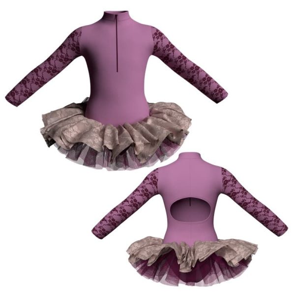 tutu maniche lunghe con inserto belen pro tuh3095t67