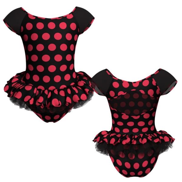 tutu mini maniche aletta con inserto tuk240t11