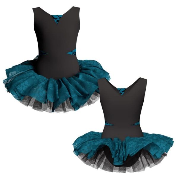 tutu senza maniche con inserto belen pro tuh115sst