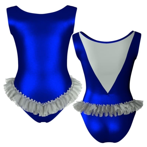 vestito danza in lurex senza maniche con inserto yua1003