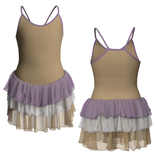 costume balletto bretelle con inserto yuh229