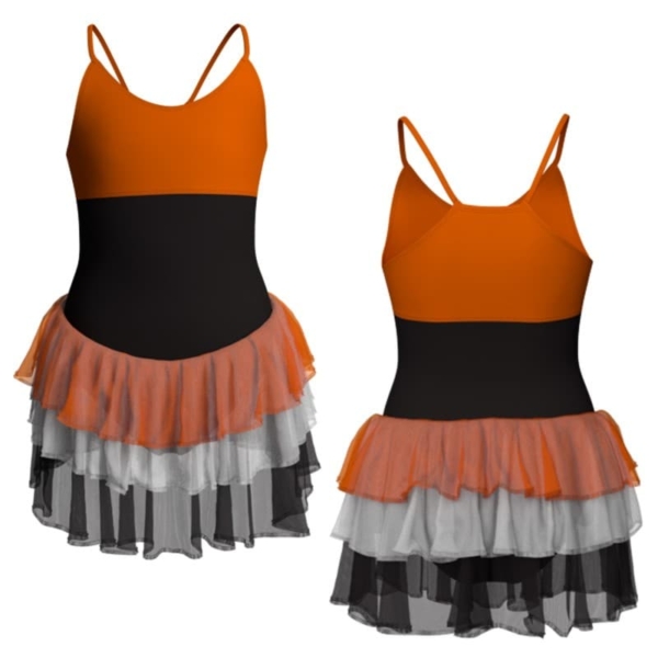 costume balletto bretelle con inserto yuh2291