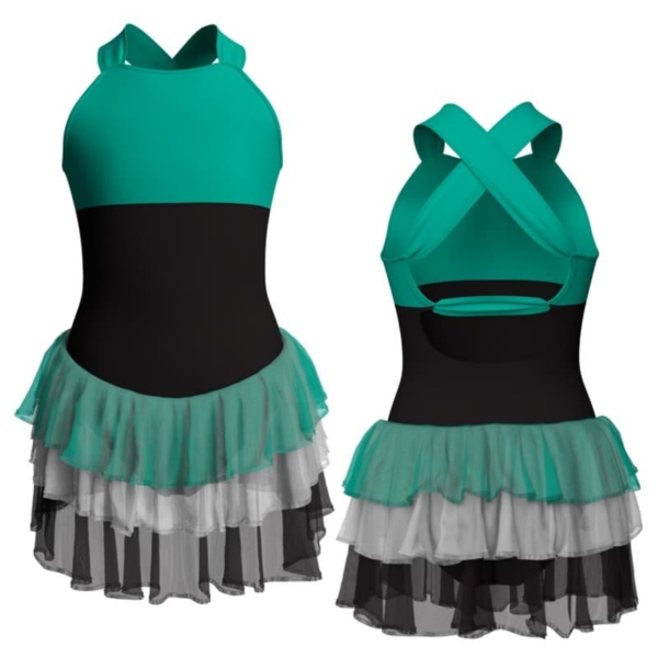 costume balletto bretelle con inserto yuh2321