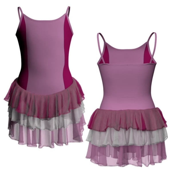 costume balletto bretelle con inserto yuh400t1