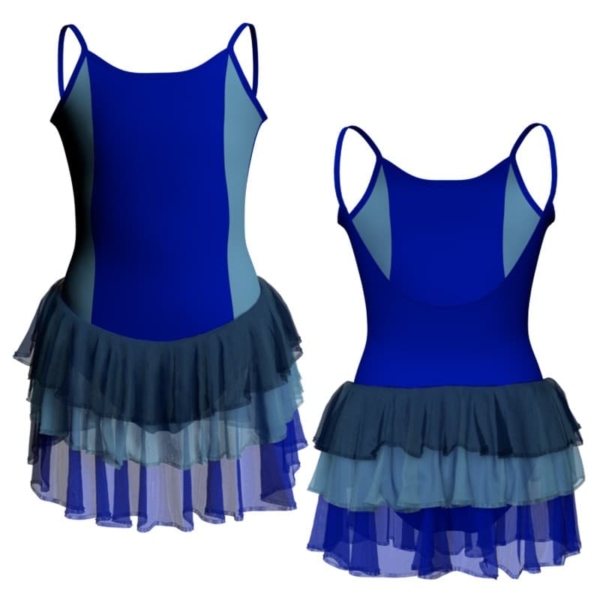 costume balletto bretelle con inserto yuh418t1