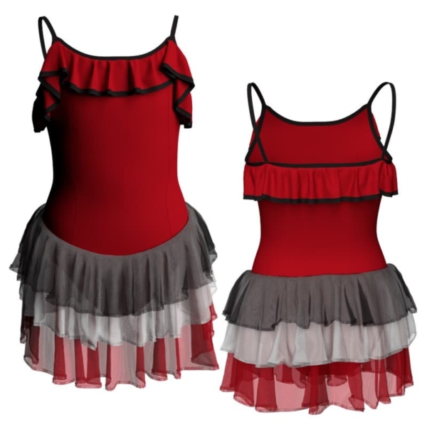 costume balletto bretelle con inserto yuh7y1