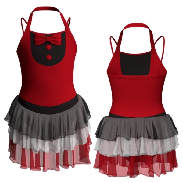 costume balletto bretelle con inserto yuhm1003