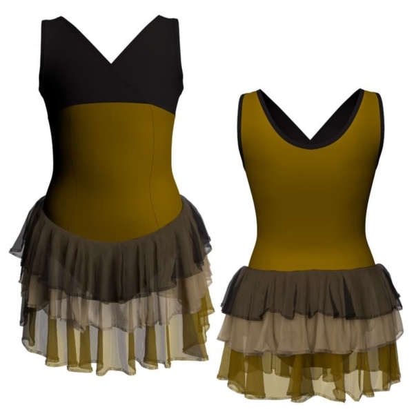 costume balletto canotta con inserto yuh500t