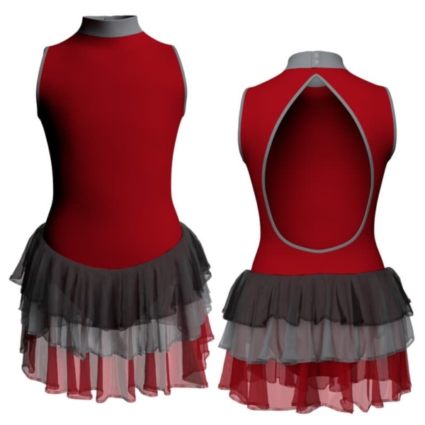 costume balletto canotta scollo americana yuh5101