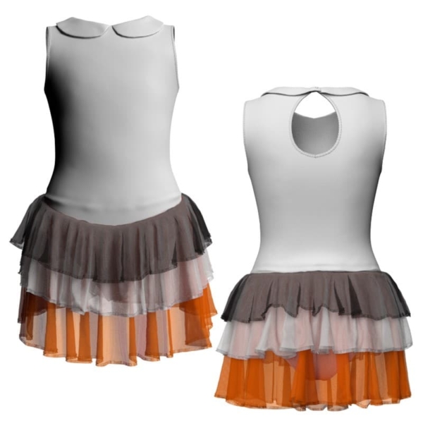 costume balletto canotta scollo americana yuhm10051