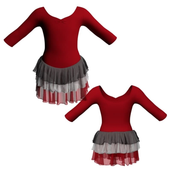 costume balletto maniche 3 4 yuh452