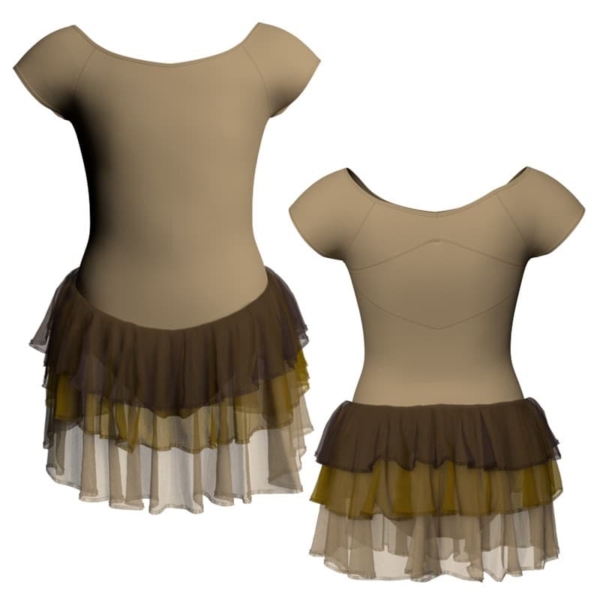 costume balletto maniche aletta con inserto yuh240