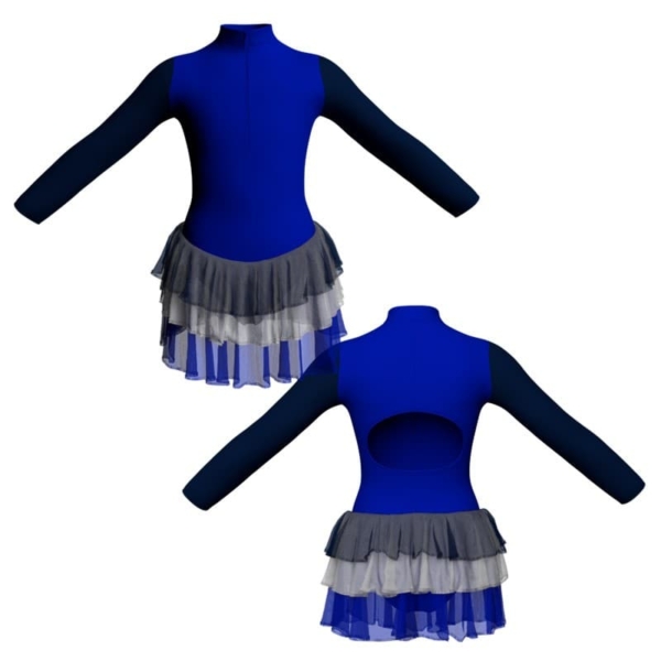 costume balletto maniche lunghe con inserto yuh3095t1