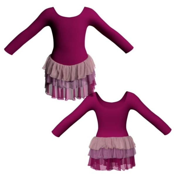 costume balletto maniche lunghe yuh4051