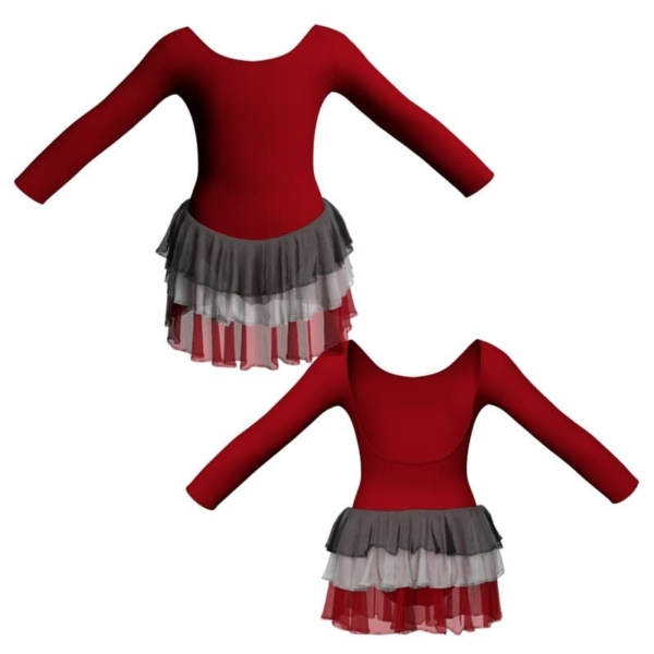 costume balletto maniche lunghe yuh411