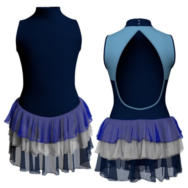 costume balletto senza maniche con inserto yuh510t1