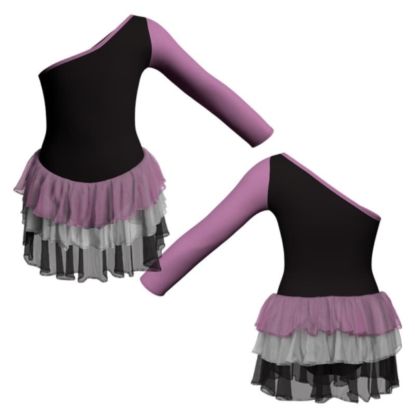 costume balletto senza maniche con inserto yuh999t1