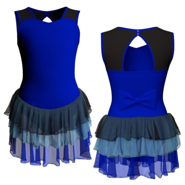 costume balletto senza maniche con inserto yuhm10011